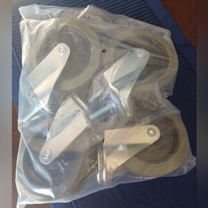 Caster Wheels 4" Swivel- Lot Of 4 NEW